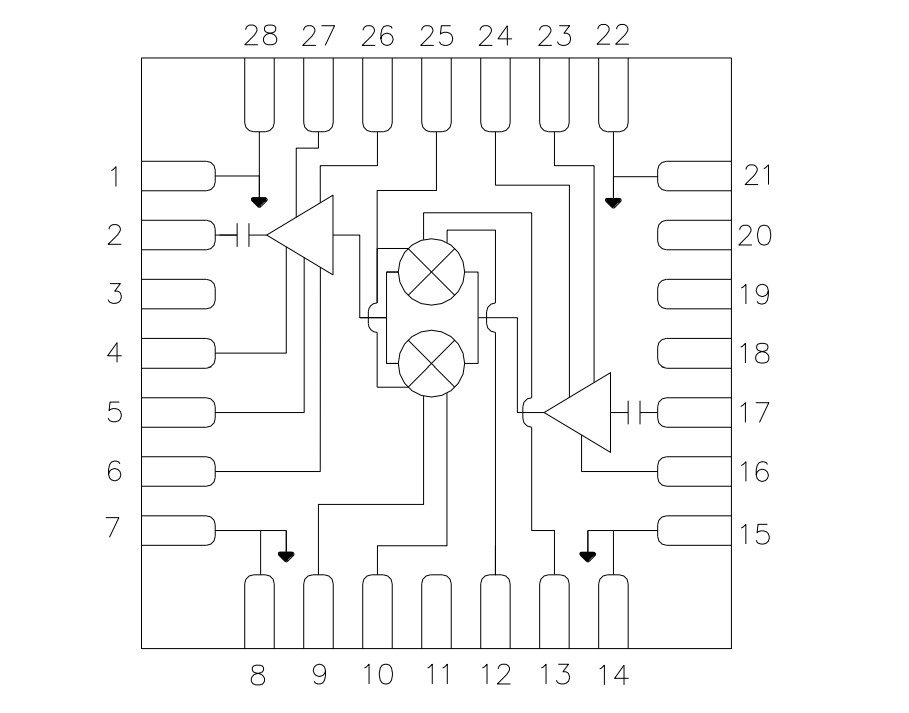 Block Diagram - Qorvo QPC4510 K-Band Upconverters